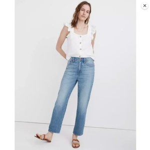 BNWT $229 MADEWELL Tall Relaxed Jeans in Springtide Wash